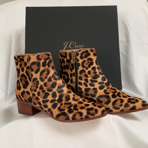 J. Crew Shoes - J. Crew Walker Calf Hair Ankle Boots Booties Size 7.5